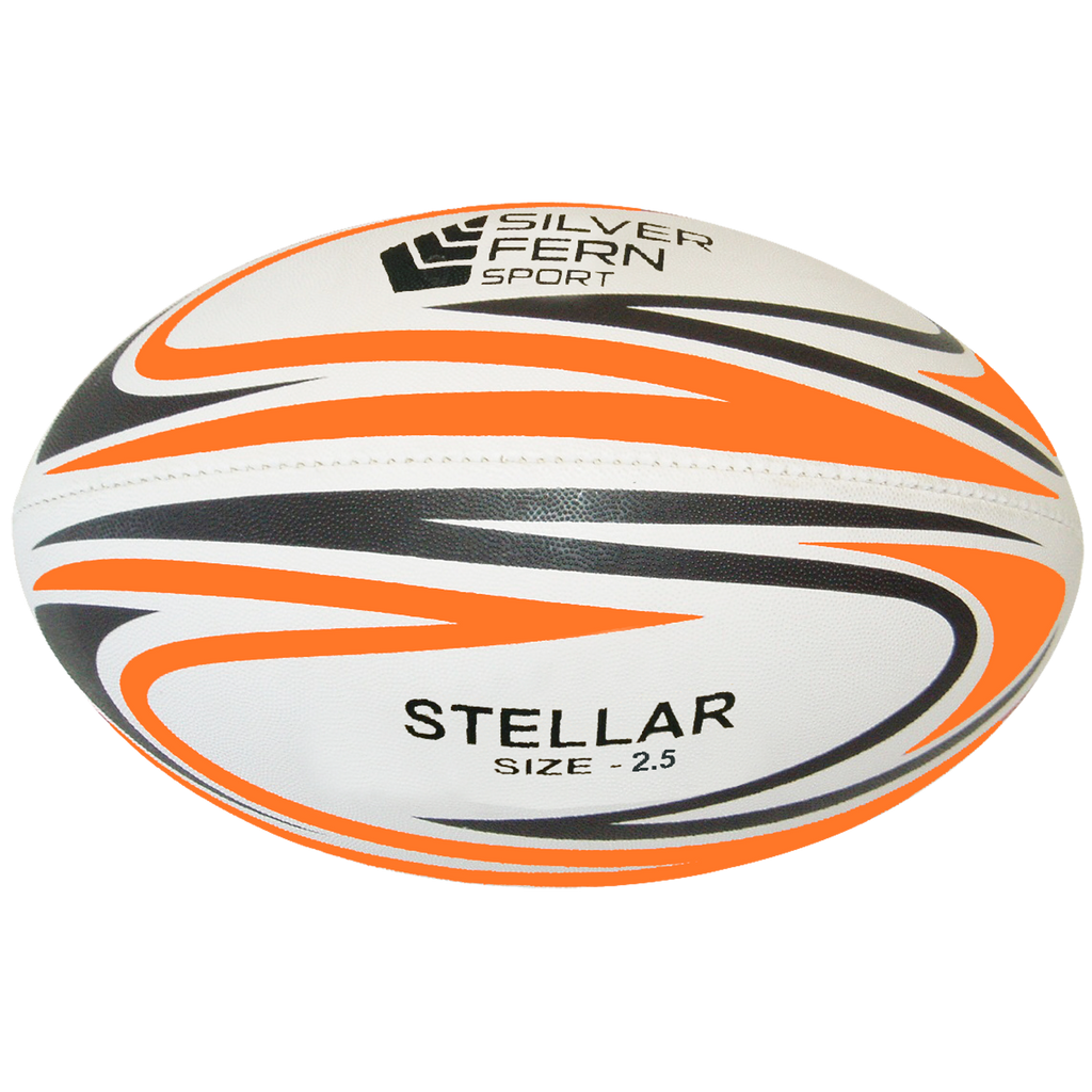 Silver Fern Stellar Rugby Ball, Size: 2.5