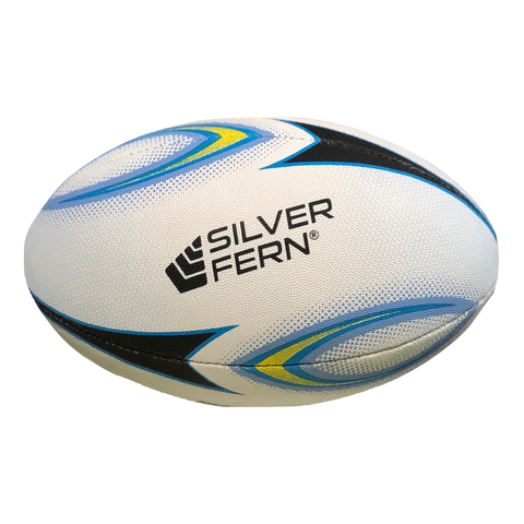 Image of Silver Fern Stellar Rugby Ball, Size: 3