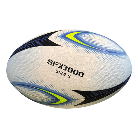 Image of Silver Fern Stellar Rugby Ball, Size: 5