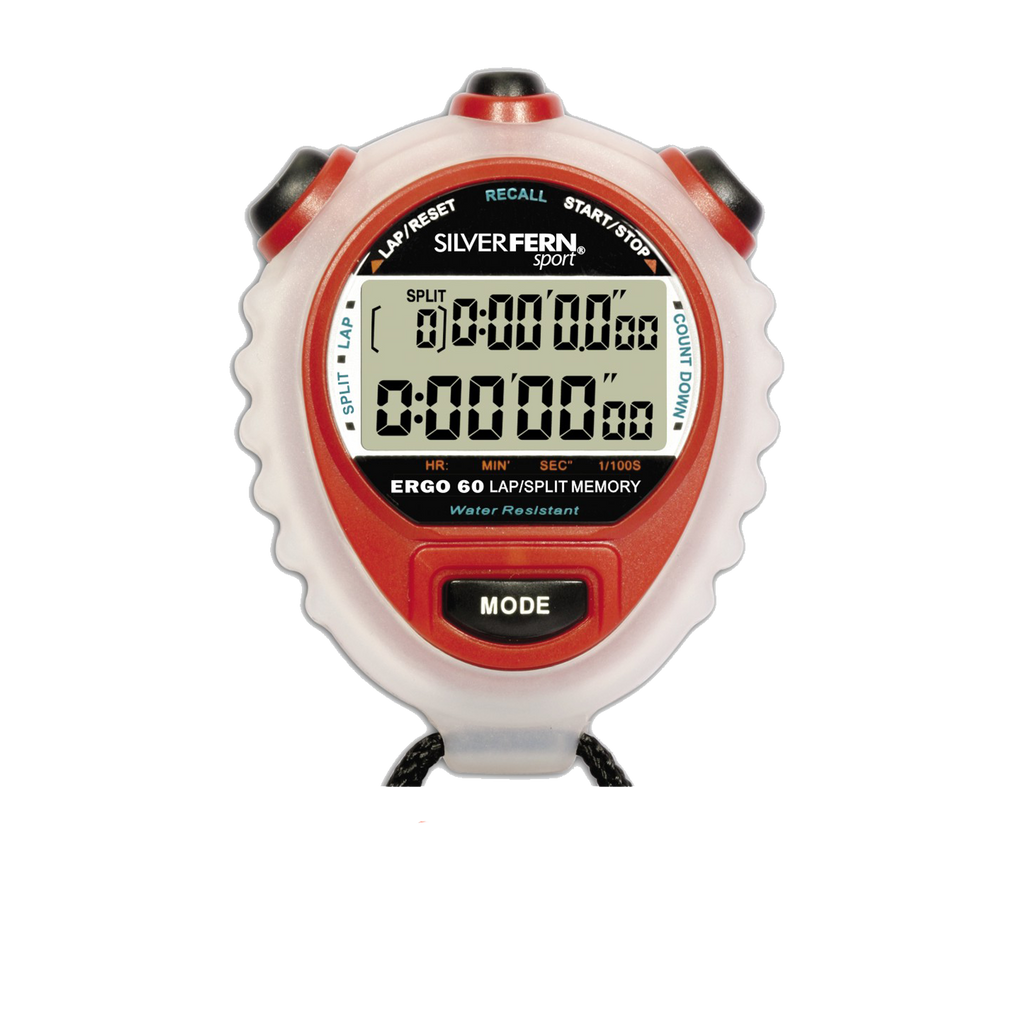 Silver Fern Stopwatch - 60 Lap Memory