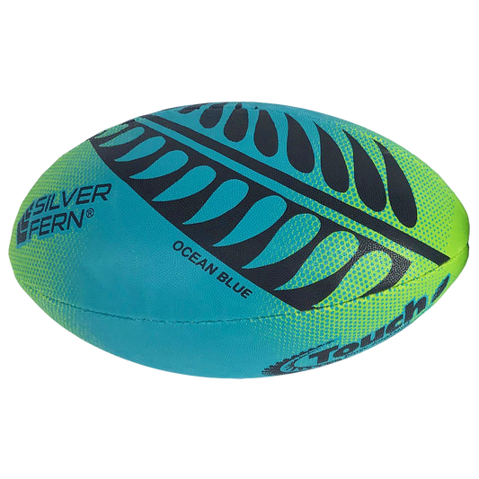 Silver Fern Touch Trainer Ball, Style: Ocean Force
