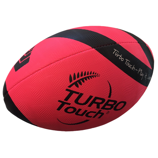 Silver Fern Turbo Touch Ball, Size: 35, Colour: Pink/Black