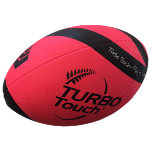 Silver Fern Turbo Touch Ball, Size: 35, Colour: Pink/Black