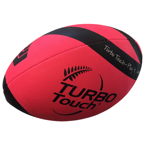Image of Silver Fern Turbo Touch Ball, Size: 35, Colour: Pink/Black