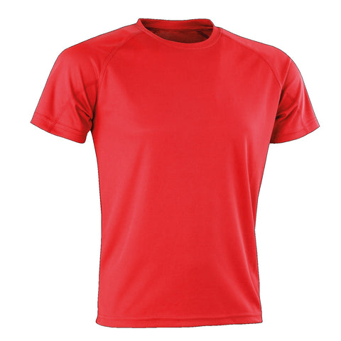 Adults Spiro Impact Tee, Colour: Red