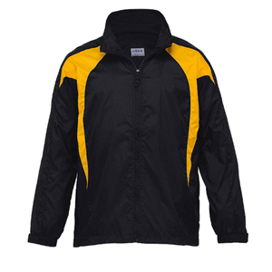 Womens Spliced Zenith Jacket, Colour: Black/Gold