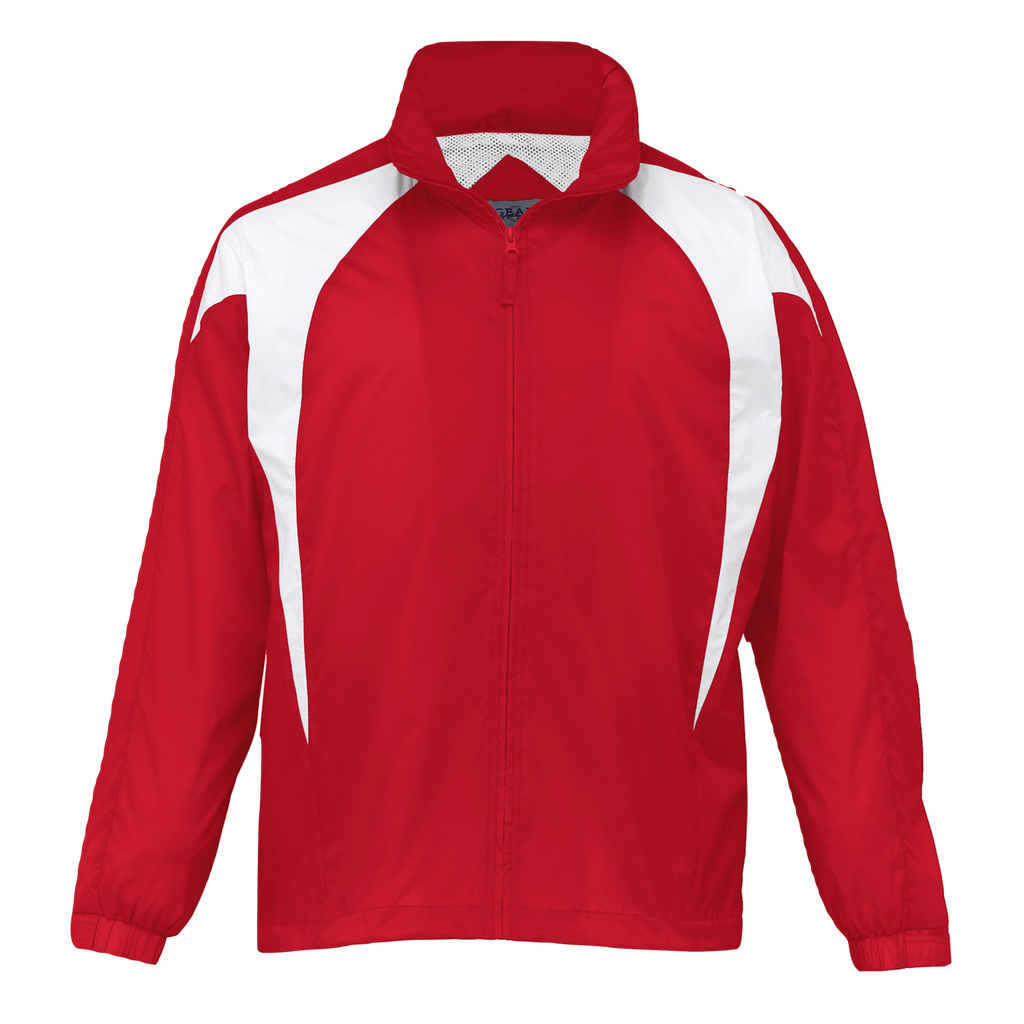 Womens Spliced Zenith Jacket, Colour: Red/White