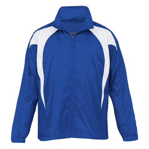 Image of Womens Spliced Zenith Jacket, Colour: Royal/White