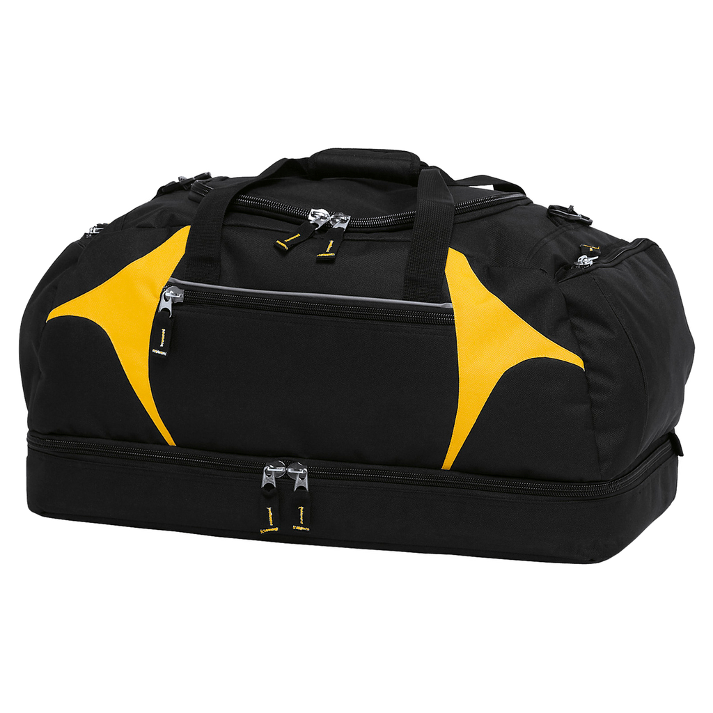 Spliced Zenith Sports Bag, Colour: Black/Gold