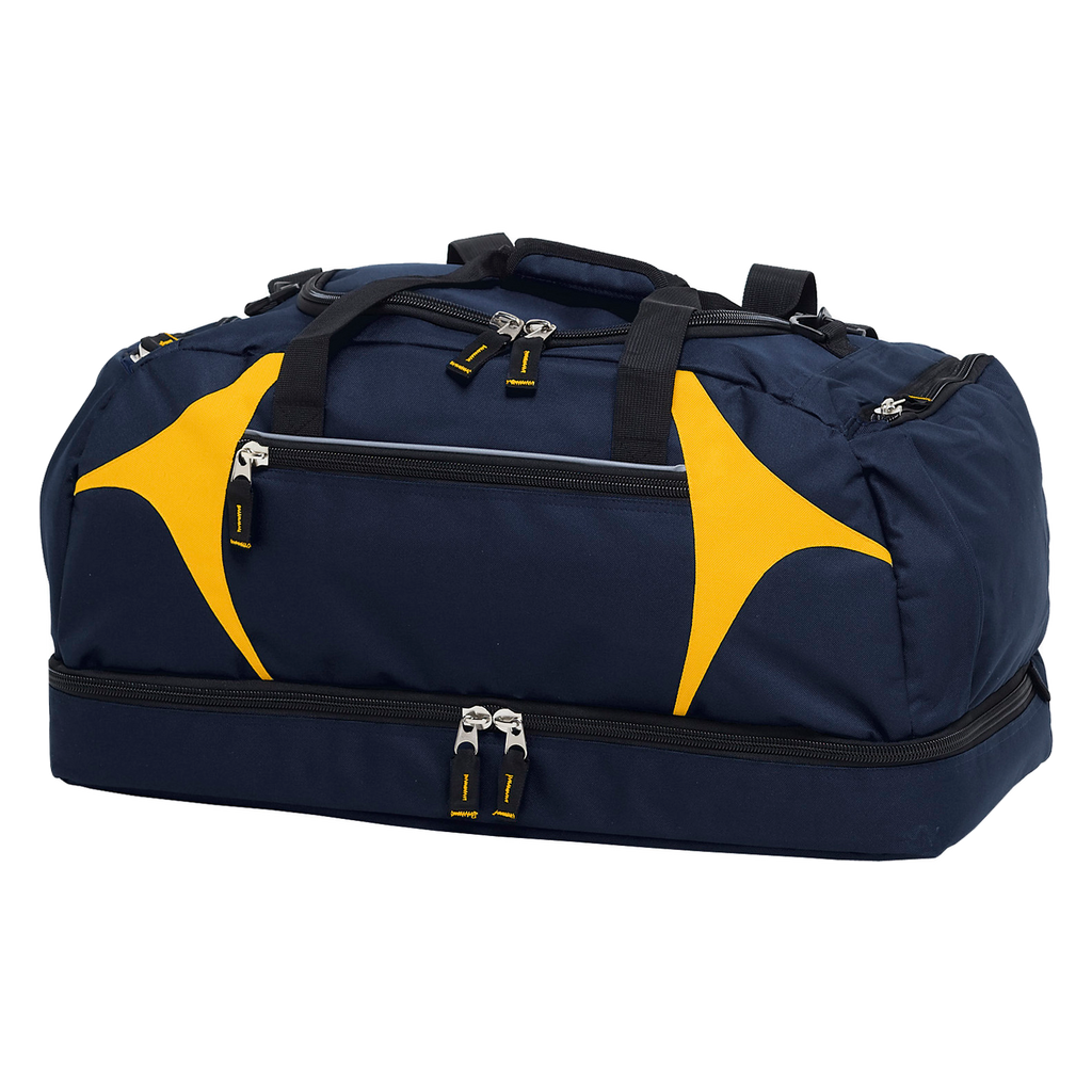 Spliced Zenith Sports Bag, Colour: Navy/Gold