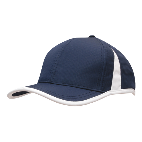 Sports Ripstop with Inserts and Trim, Colour: Navy/White