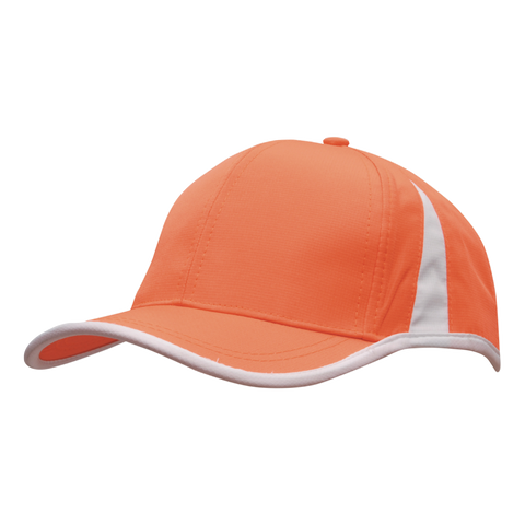 Sports Ripstop with Inserts and Trim, Colour: Orange/White