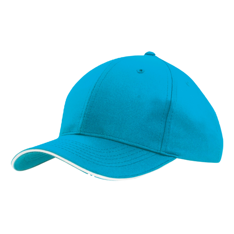 Image of Sports Ripstop with Sandwich Trim, Colour: Cyan/White
