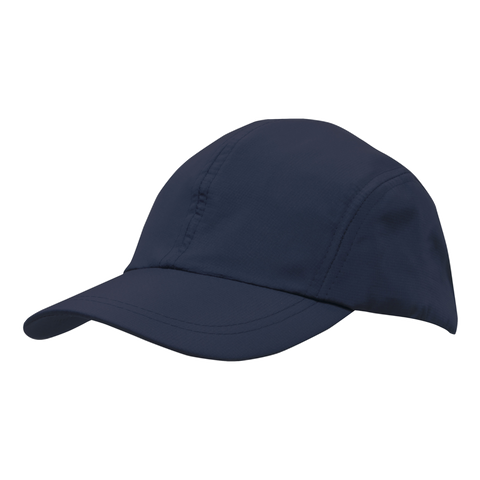 Image of Sports Ripstop with Towelling Sweatband, Colour: Navy