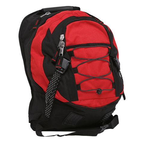 Stealth Backpack, Colour: Red/Black