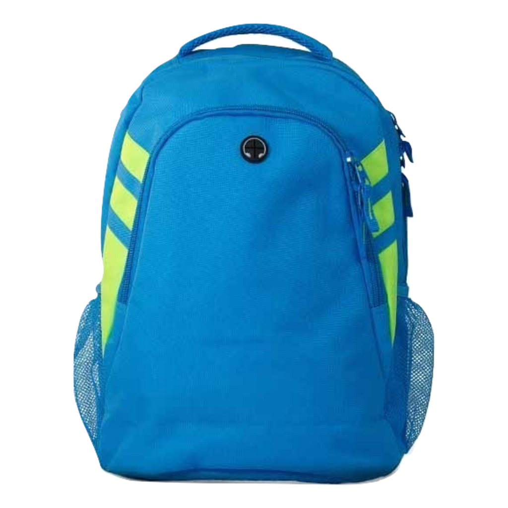 Tasman Backpack, Colour: Cyan/Neon Green