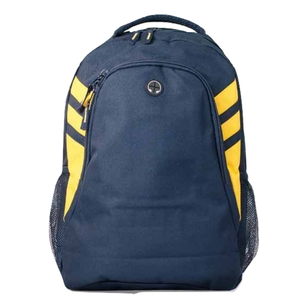 Tasman Backpack, Colour: Navy/Gold