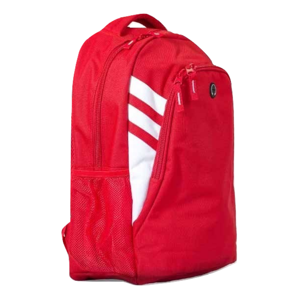 Tasman Backpack, Colour: Red/White