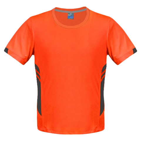 Image of Kids Tasman Tee, Colour: Neon Orange/Slate