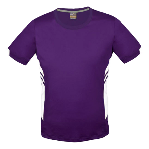 Image of Mens Tasman Tee, Colour: Purple/White