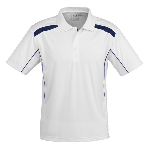 Image of Mens United Polo, Colour: White/Navy