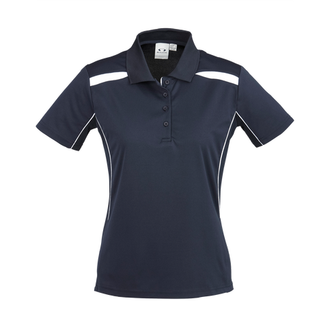 Image of Womens United Polo, Colour: Navy/White