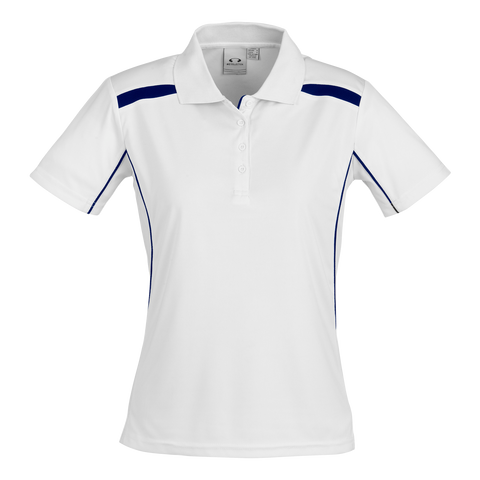 Image of Womens United Polo, Colour: White/Navy